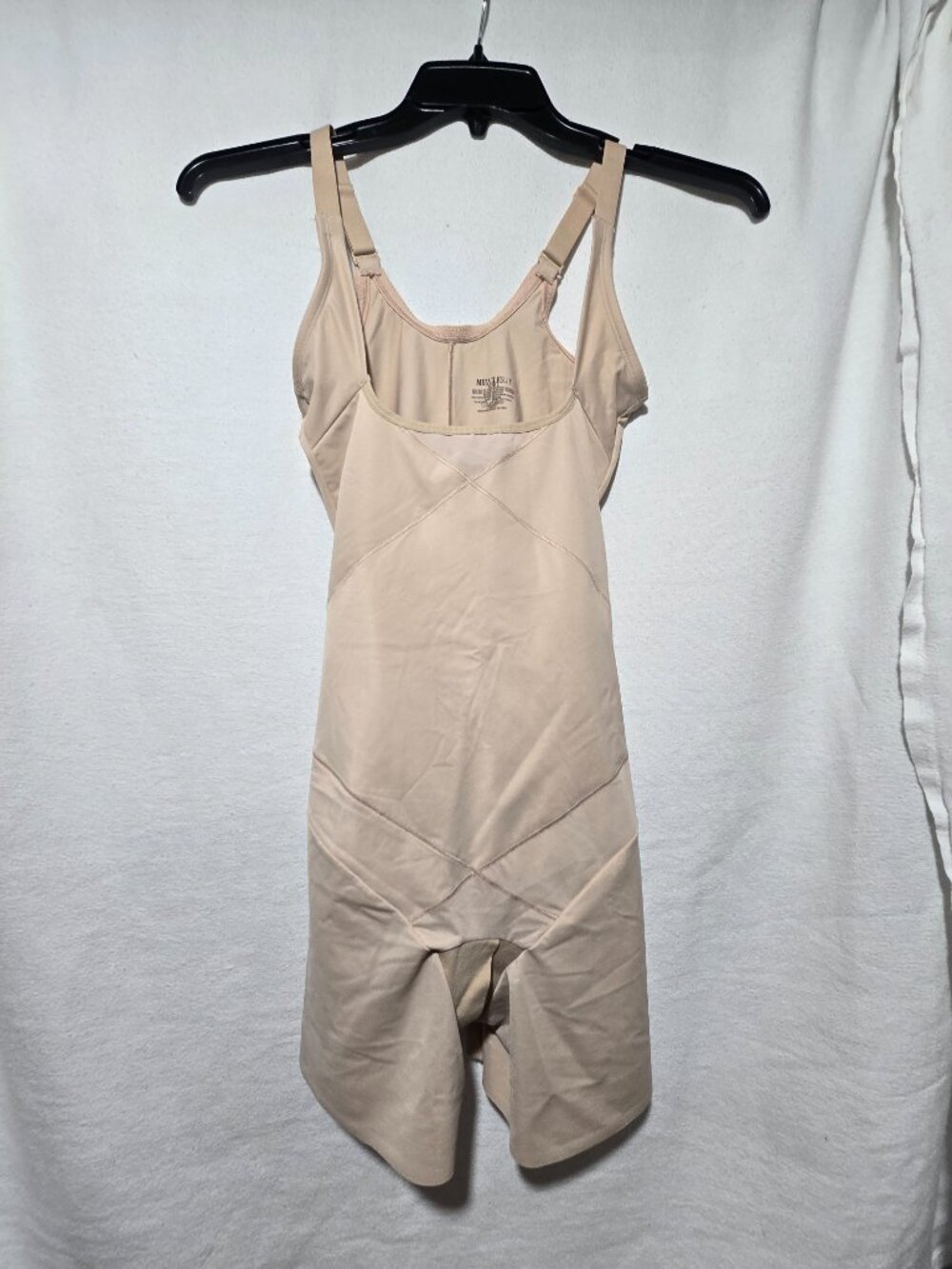 Miraclesuit Shapewear Bodybriefer Full Bodysuit Nude Size L Style 2412 GUC